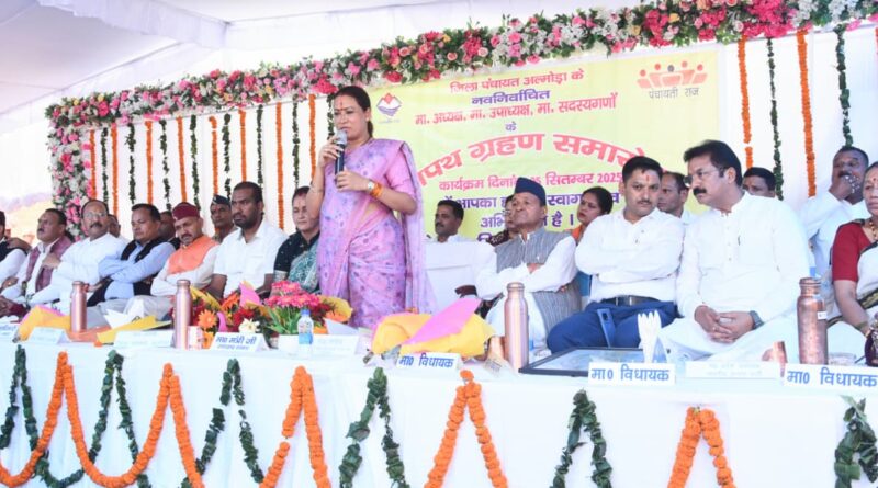 चहुमुखी विकास को लक्ष्य बनाएं नवनिर्वाचित जनप्रतिनिधि : रेखा आर्या