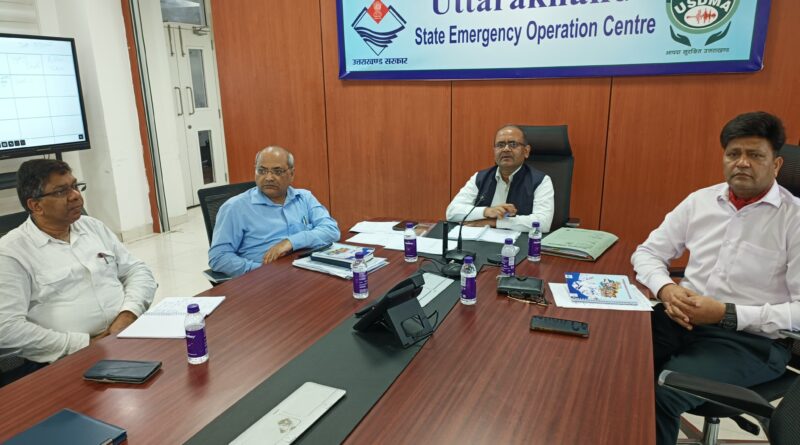 केंद्रीय टीम सोमवार को आएगी, तैयारियां पूरी  सचिव आपदा प्रबंधन 