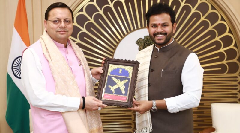 मुख्यमंत्री ने जौलीग्रांट में रात्रिकालीन हवाई सेवा आरंभ करने का किया अनुरोध
