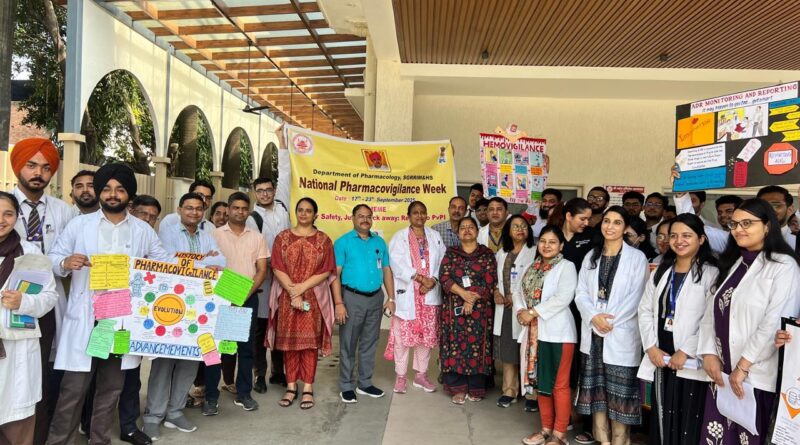 एसजीआरआर मेडिकल कॉलेज में उत्साहपूर्वक मनाया गया राष्ट्रीय फार्माकोविजिलेंस सप्ताह 2025