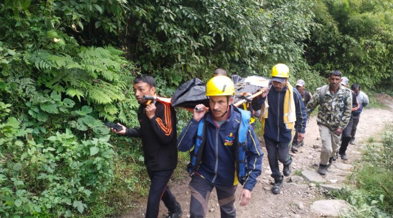 SDRF ने किया झील में डूबे युवक का शव सुरक्षित बरामद