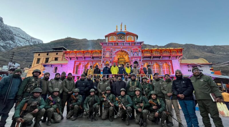 दिल्ली बम विस्फोट के मद्देनजर  बदरीनाथ धाम में सघन चैकिंग अभियान