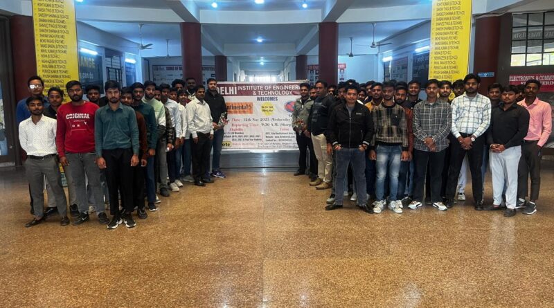 दिल्ली इंस्टीट्यूट ऑफ इंजीनियरिंग एंड टेक्नोलॉजी, मेरठ में शानदार कैंपस प्लेसमेंट — 48 विद्यार्थियों का चयन