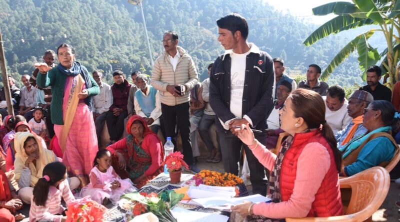विकास कार्य प्रदेश सरकार की पहली प्राथमिकता : रेखा आर्या