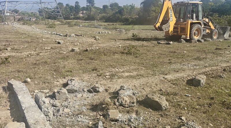 एमडीडीए का अवैध प्लॉटिंग और निर्माण के खिलाफ ध्वस्तीकरण अभियान लगातार जारी