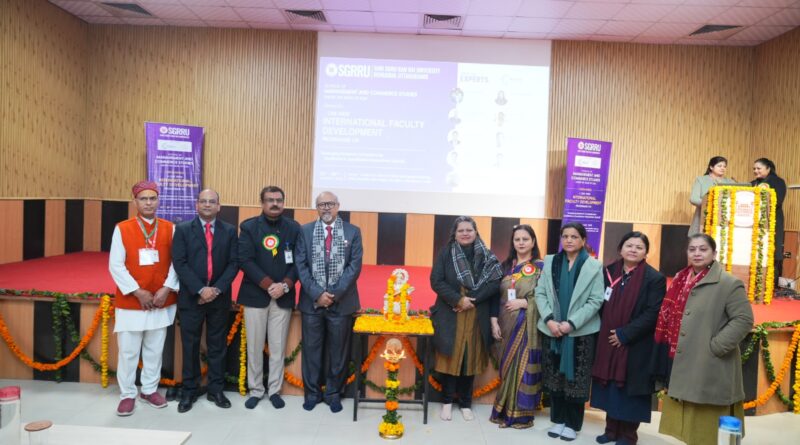 ‘शोध क्षमताओं का विकास: गुणात्मक और मात्रात्मक परिप्रेक्ष्य‘ विषय पर एक सप्ताह का अंतर्राष्ट्रीय संकाय विकास कार्यक्रम