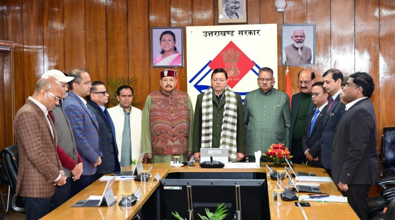 मुख्यमंत्री  पुष्कर सिंह धामी ने महाराष्ट्र के उपमुख्यमंत्री  अजीत पवार के विमान दुर्घटना में निधन पर दुःख व्यक्त किया। 