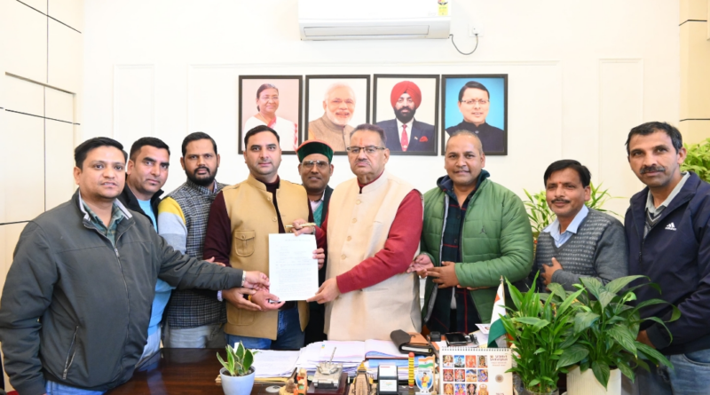 उपनल कर्मचारी महासंघ ने सैनिक कल्याण मंत्री गणेश जोशी का उपनल कर्मियों को समान कार्य–समान वेतन के जिओ जारी होने पर जताया आभार