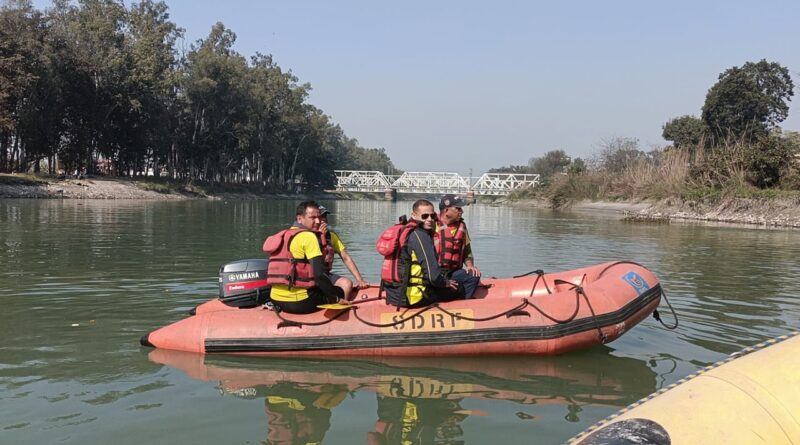 नगर निगम घाट, रुड़की में डूबे IIT के छात्र की सर्चिंग में तेजी लाये जाने के सेनानायक