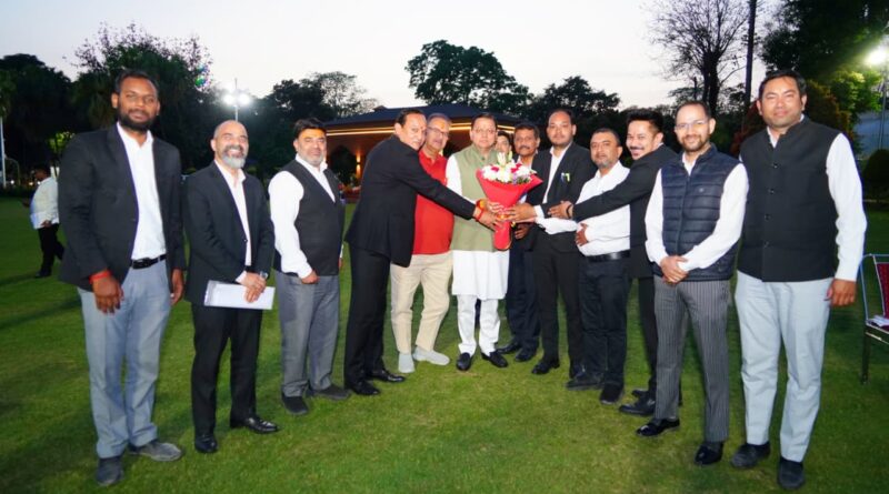 मुख्यमंत्री  पुष्कर सिंह धामी से बार एसोसिएशन देहरादून के प्रतिनिधिमंडल की शिष्टाचार भेंट