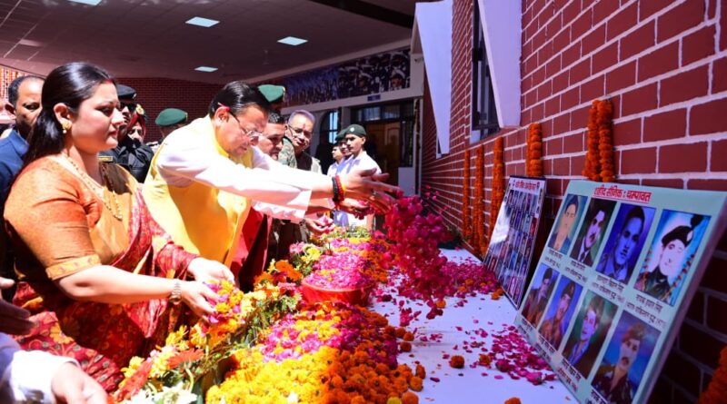 पूर्व सैनिकों को मिला तोहफा, सीएम ने किया सीएसडी कैंटीन व सैनिक मिलन केन्द्र का लोकार्पण।