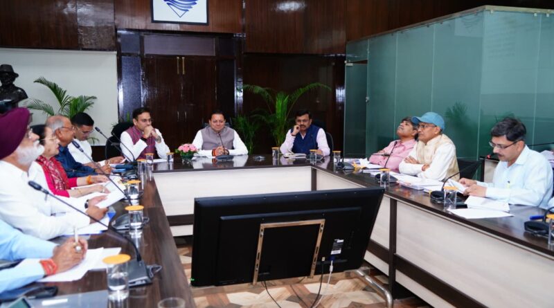 सचिवालय में CM धामी की बड़ी बैठक; नैनीताल और ऊधमसिंहनगर की विकास योजनाओं की समीक्षा