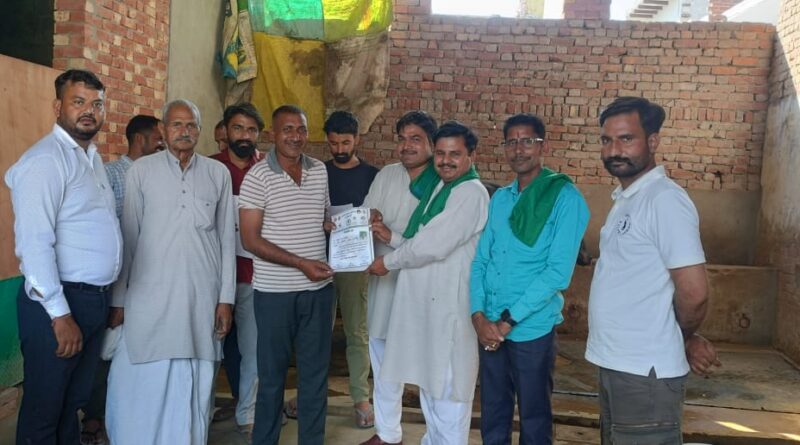 भारतीय किसान यूनियन (क्रांतिकारी) का विस्तार: बुढ़ाना में नई नियुक्तियों के साथ संगठन को मिली मजबूती