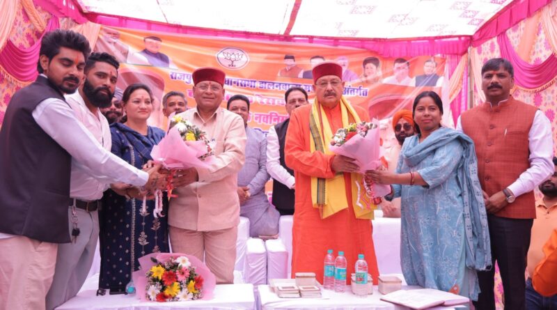 चन्दर नगर नाले की गंदगी से मिली मुक्ति: सिंचाई मंत्री सतपाल महाराज और खजान दास ने किया 3.83 करोड़ के प्रोजेक्ट का लोकार्पण