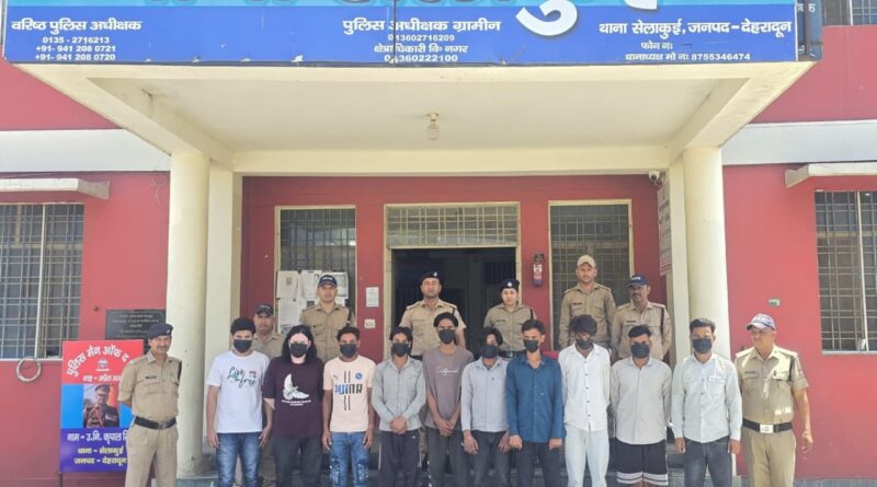 ऑपरेशन प्रहार” के तहत सेलाकुई थाना पुलिस का बड़ा एक्शन