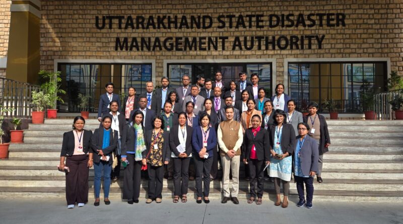 उत्तराखण्ड का आपदा प्रबंधन मॉडल देखेगा श्रीलंका; 40 सिविल सेवा अधिकारियों ने किया USDMA का दौरा